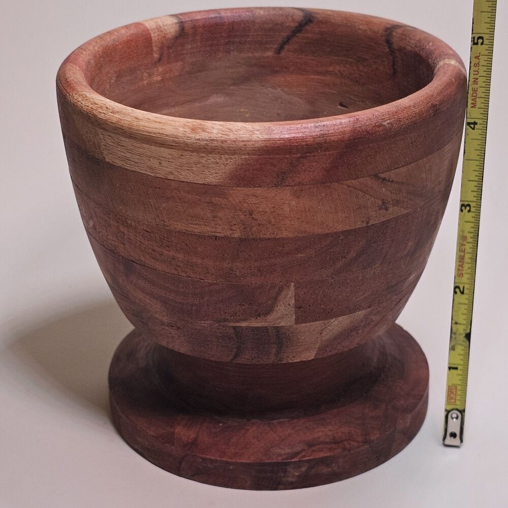 Wooden Cup/Mortar Made In India Gorgeous